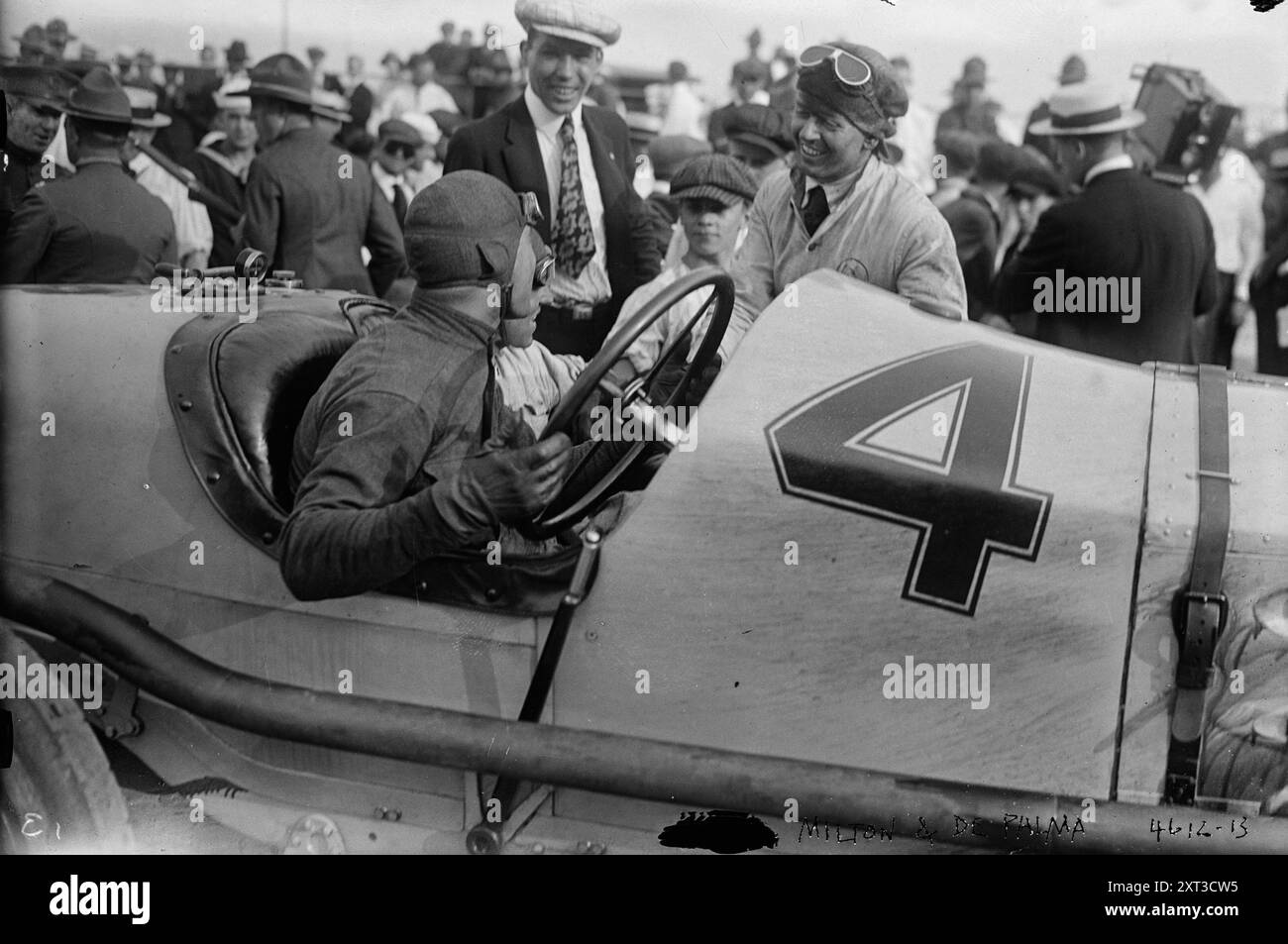 Ralph Racing Driver Milton & De Palma, between c1915 and c1920. Shows Ralph De Palma (1882 ...