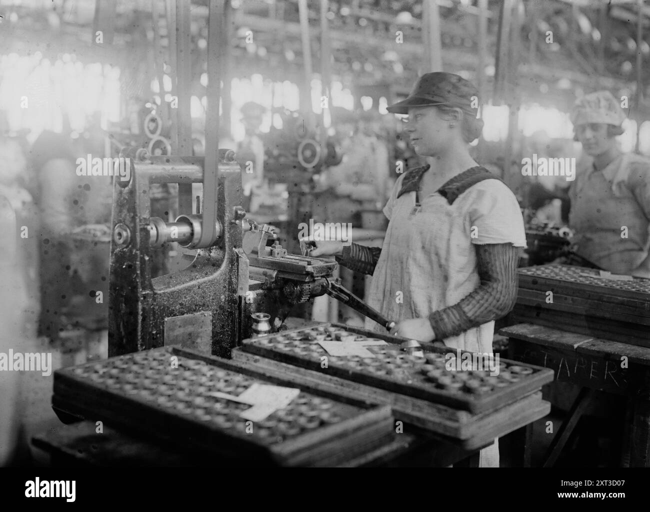 Recessing rings, between c1915 and c1920. Stock Photo