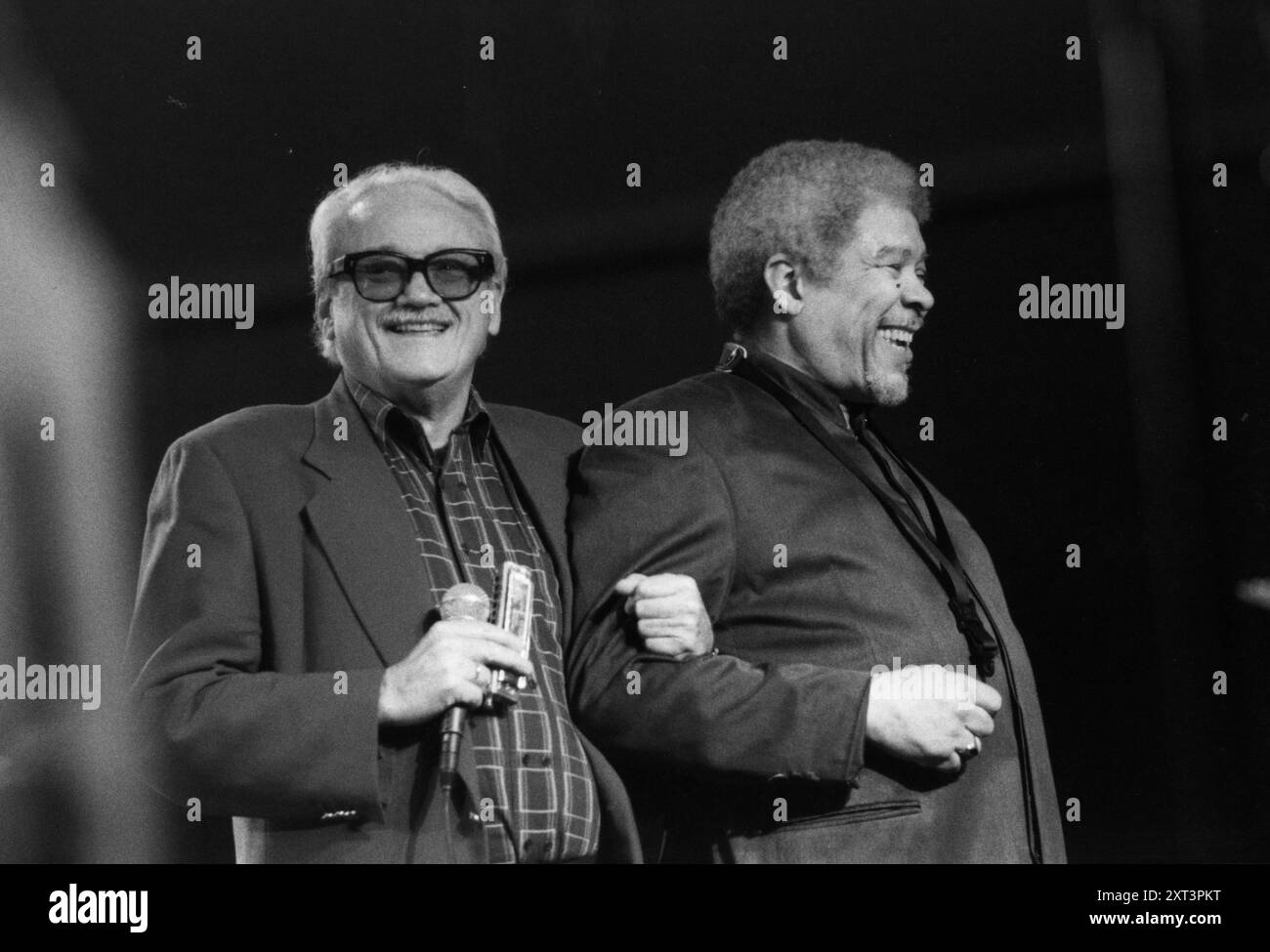 Toots Thielemans, Frank Foster, Music Nights, Maastricht, 1994. Stock Photo