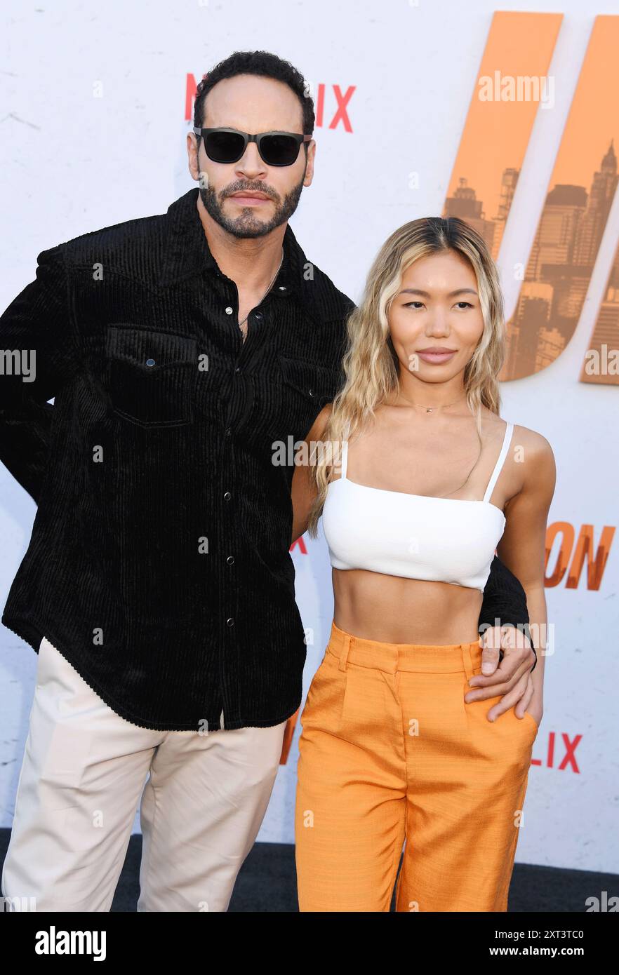 Los Angeles, California, USA. 12th Aug, 2024. (LR) Daniel Sunjata and