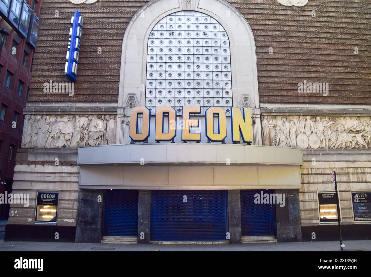 London, UK. 13th August 2024. Odeon Cinema on Shaftesbury Avenue, Covent Garden, which has recently closed down permanently. Credit: Vuk Valcic / Alamy Stock Photo