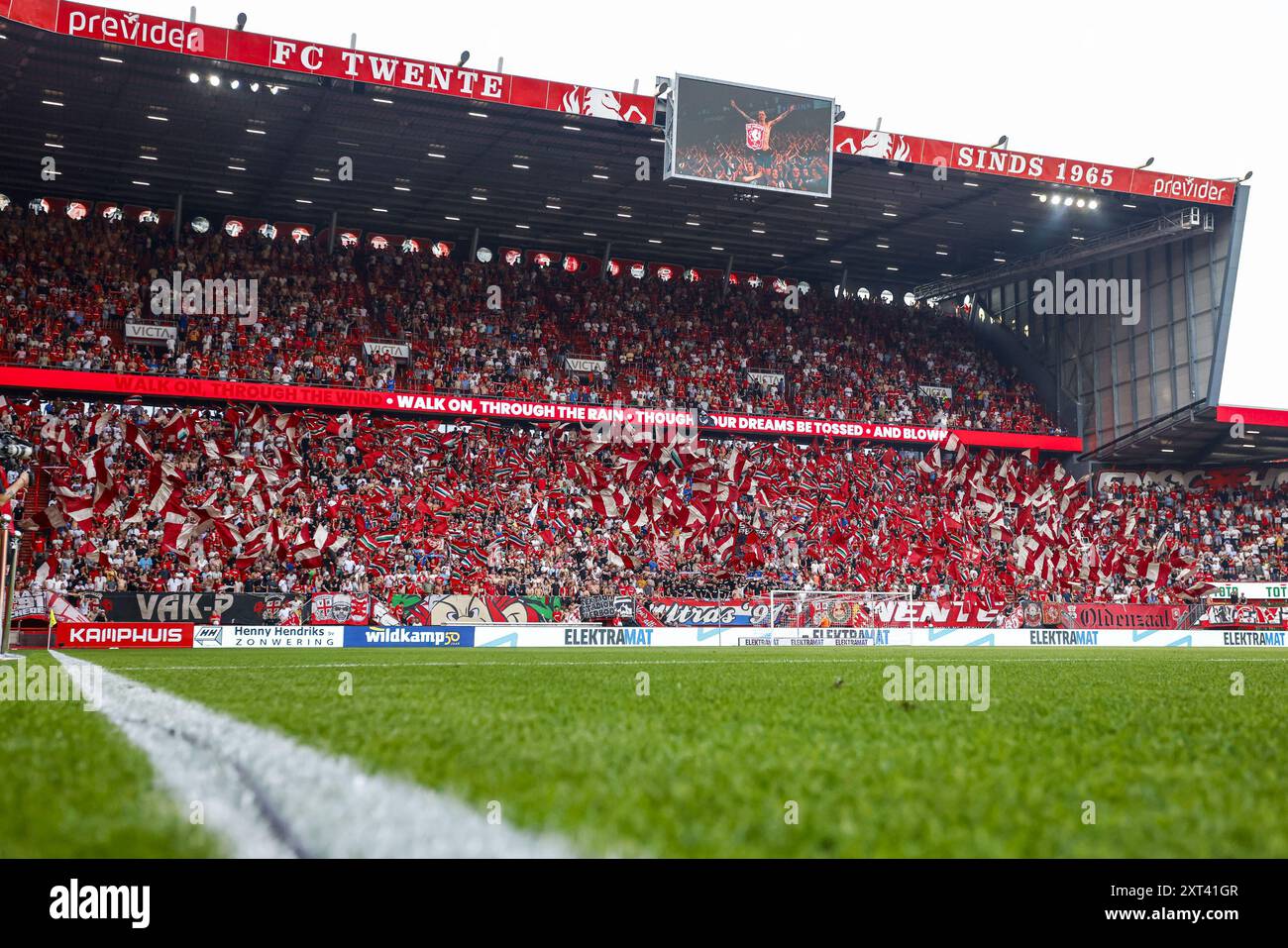 Football stadium ambiance in the year of 2025