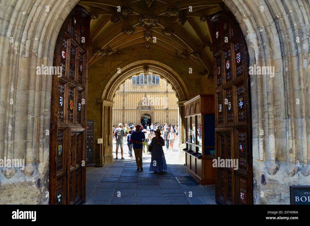 Bodleian Old Library oxford university oxford england UK Stock Photo ...
