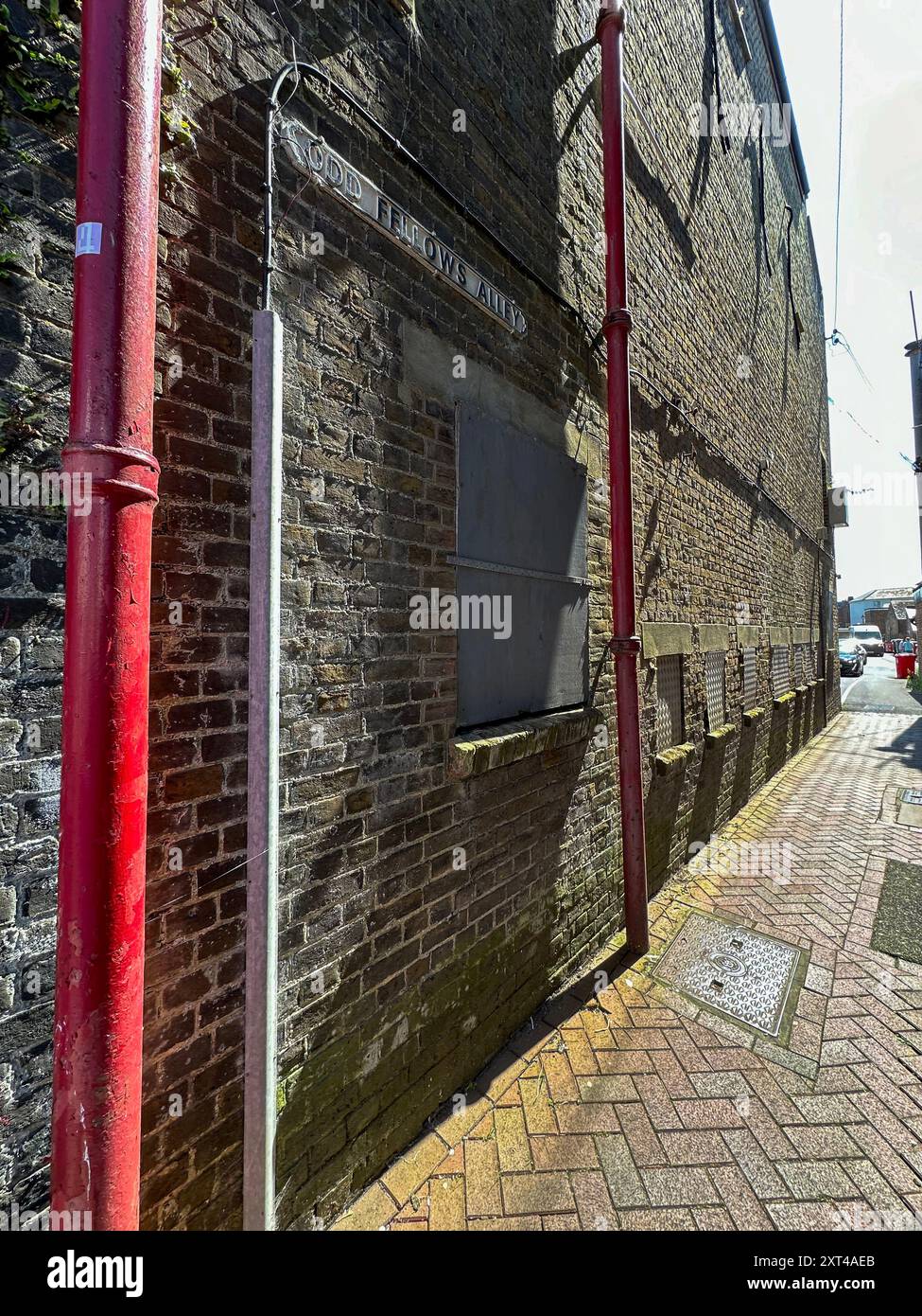 Odd Fellows Alley, Deal, Kent Stock Photo