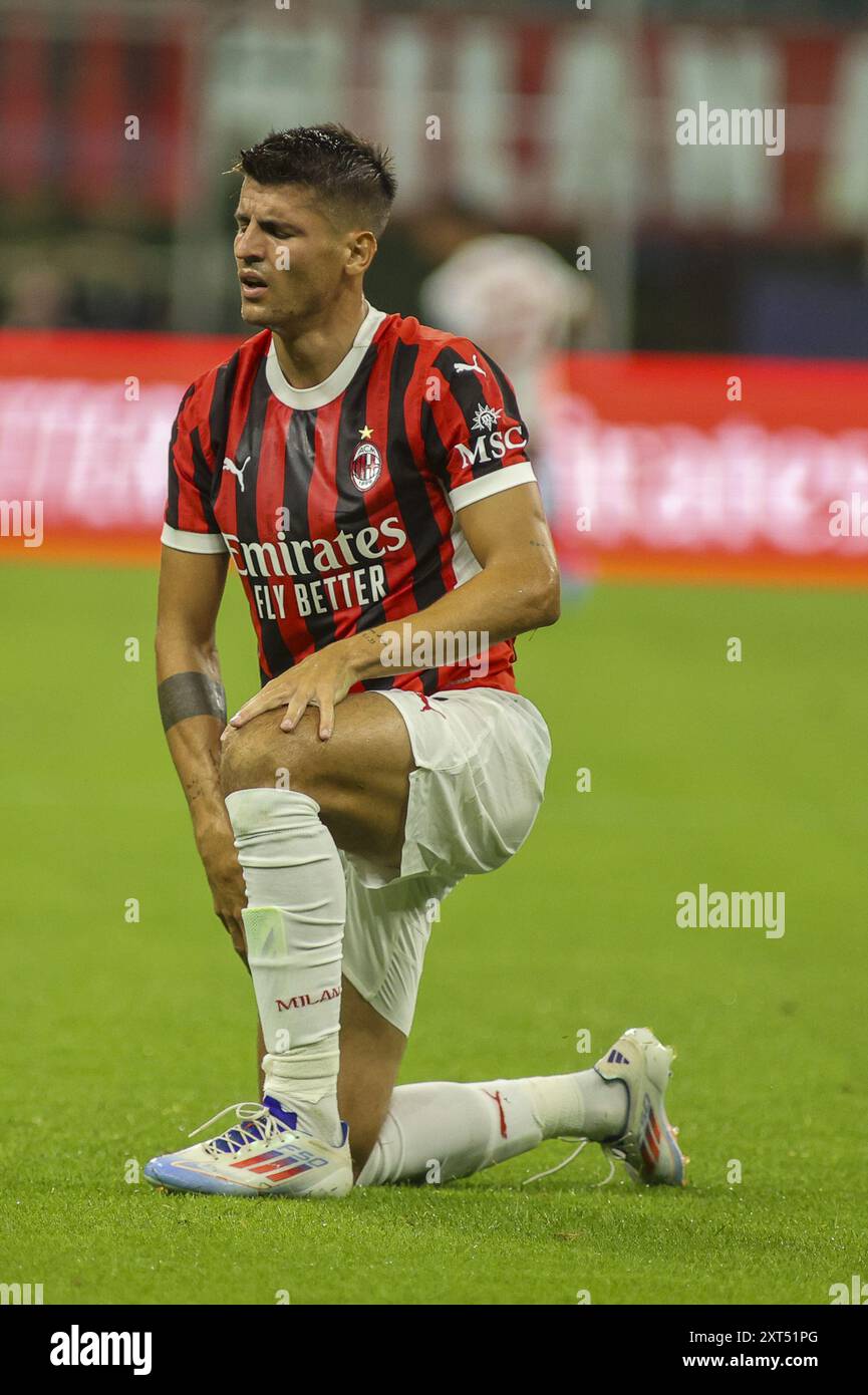 Alvaro Morata of AC Milan during AC Milan vs AC Monza, 2Â° edition of ...