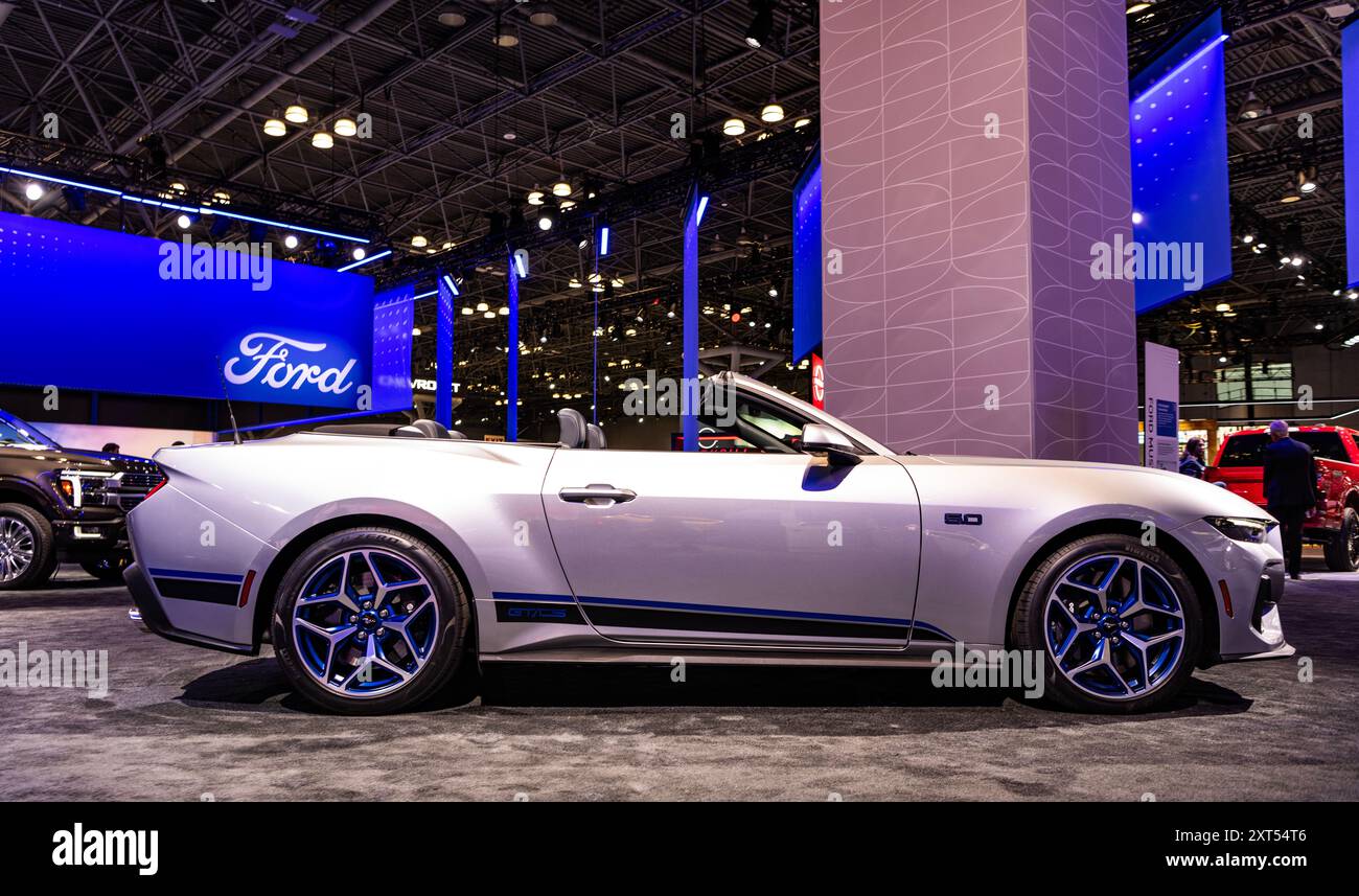New York City, USA - March 27, 2024: Ford Mustang GT California Special ...
