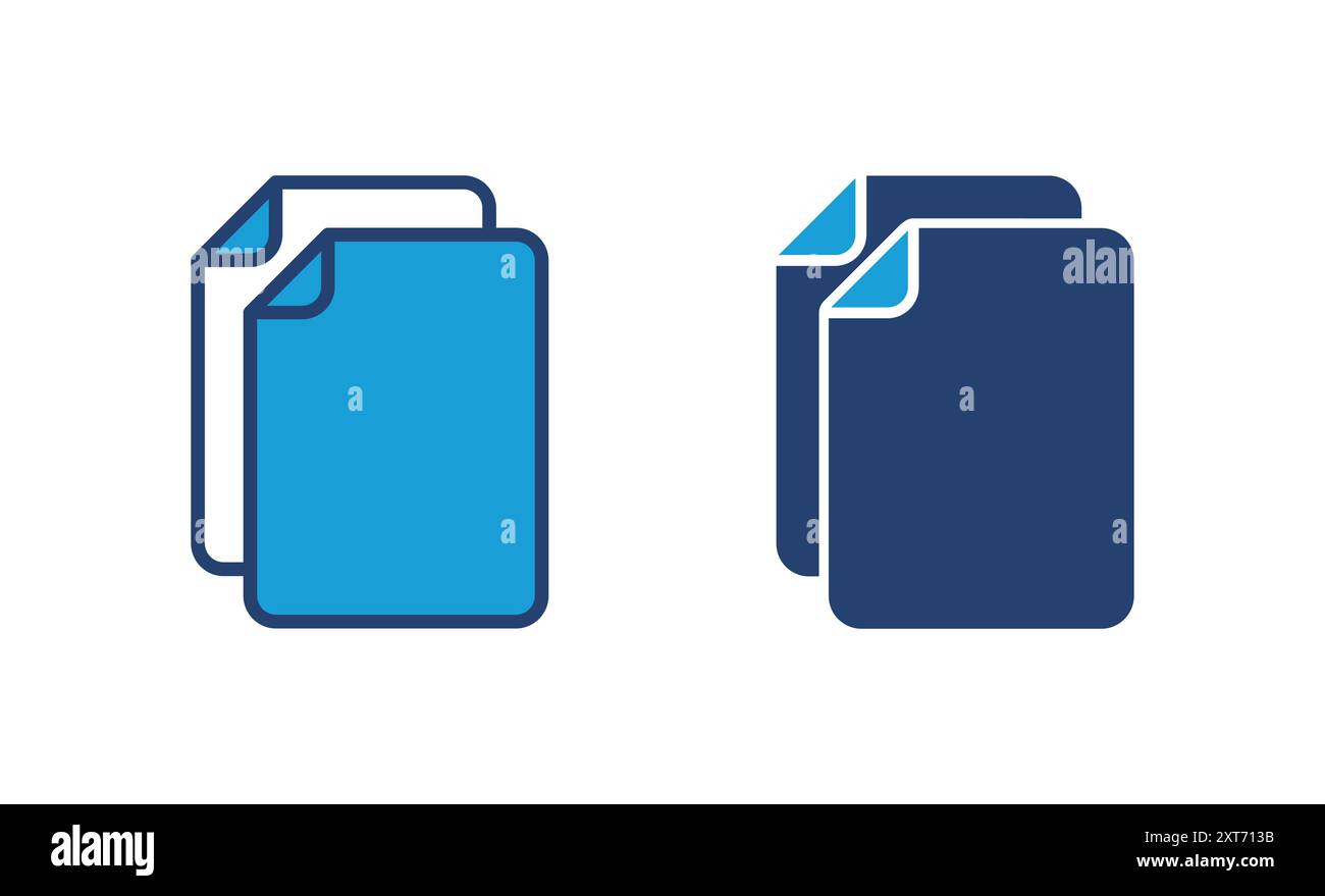 Document icon vector. Paper icon. File Icon Stock Vector