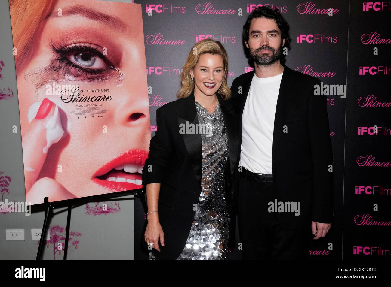 Elizabeth Banks and Austin Peters attend a 