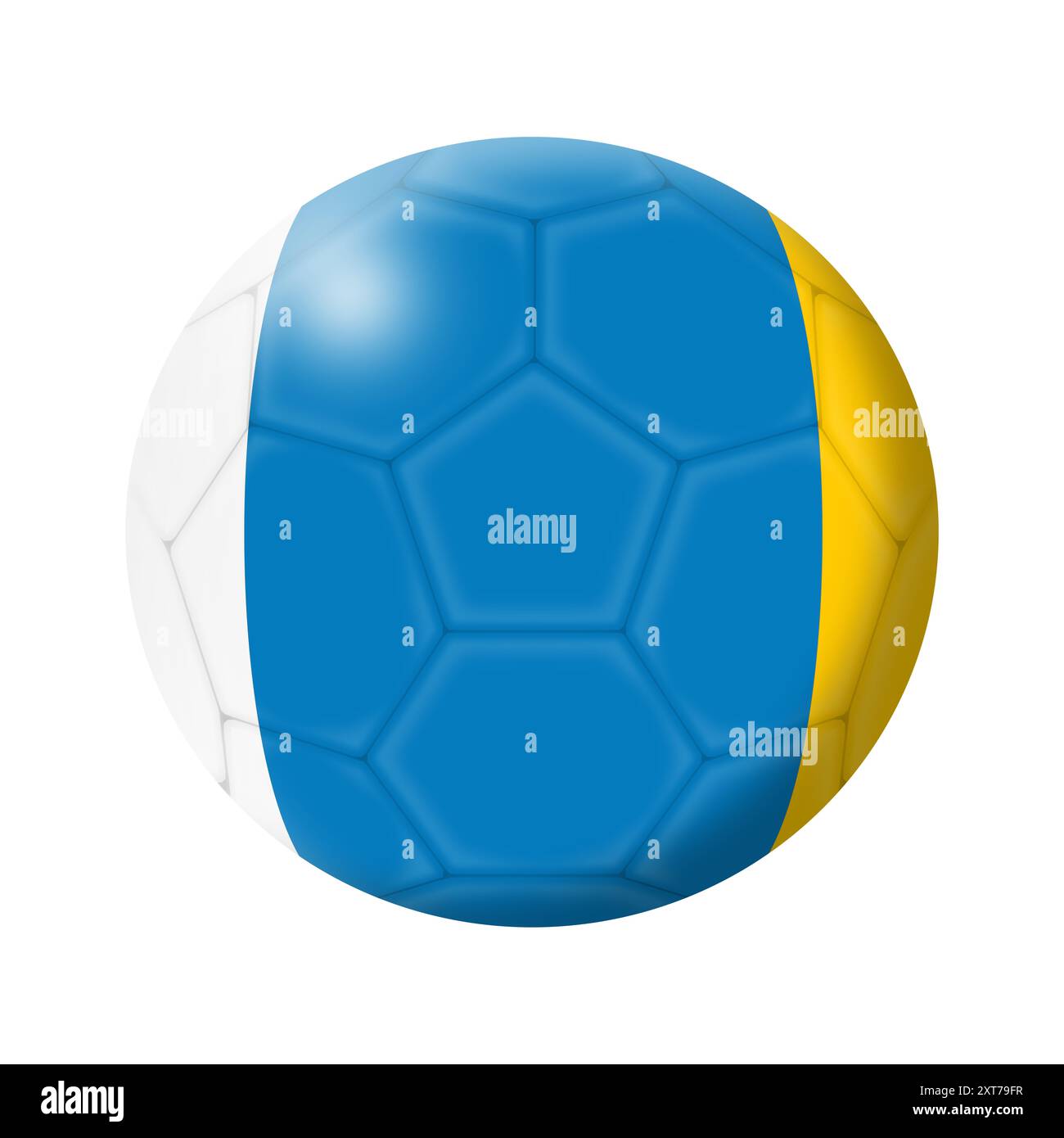 Canary Islands soccer ball football Stock Photo - Alamy