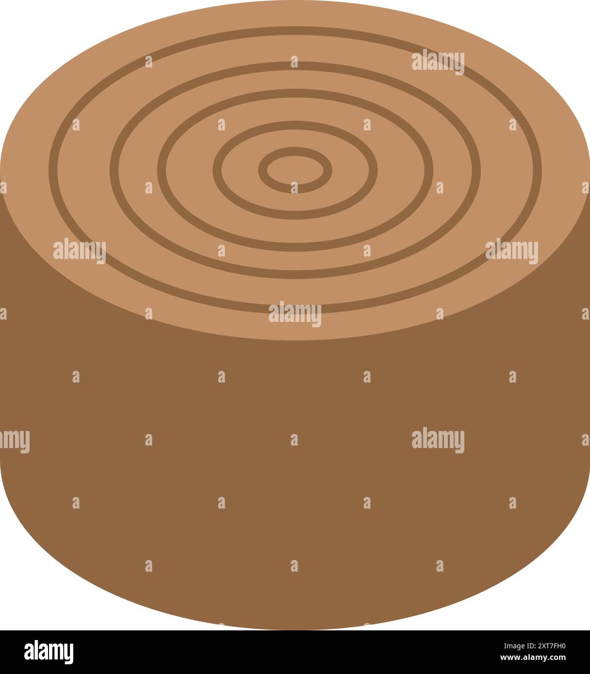 Cross section of a tree trunk and stump Stock Vector Images - Alamy