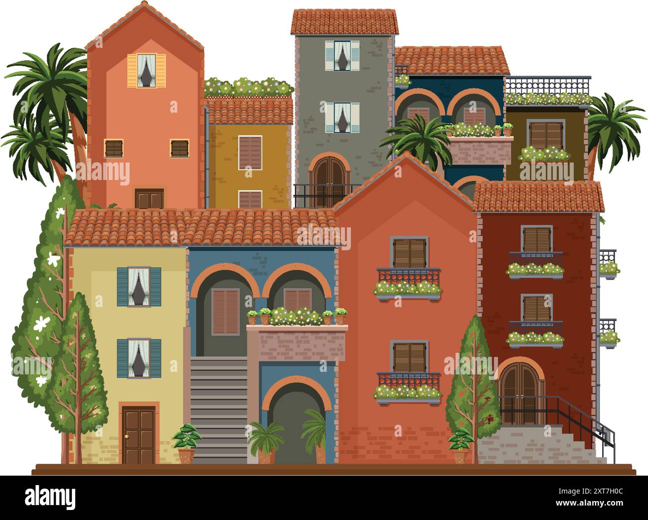 Mult Story Layout Exterior multi story residential Cut Out Stock Images & Pictures - Alamy
