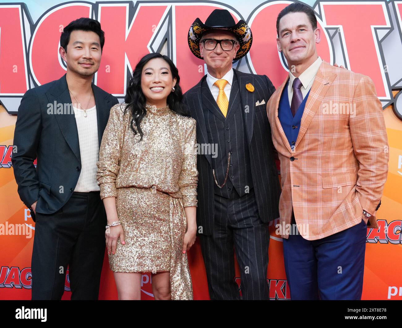 Los Angeles, USA. 13th Aug, 2024. (LR) Simu Liu, Awkwafina, Paul Feig