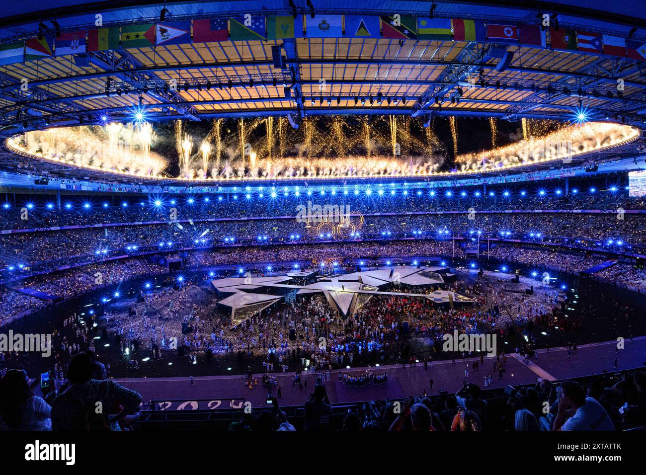 PARIS, FRANCE 12 AUGUST, 2024 Closing Ceremony, Olympic Games 2024