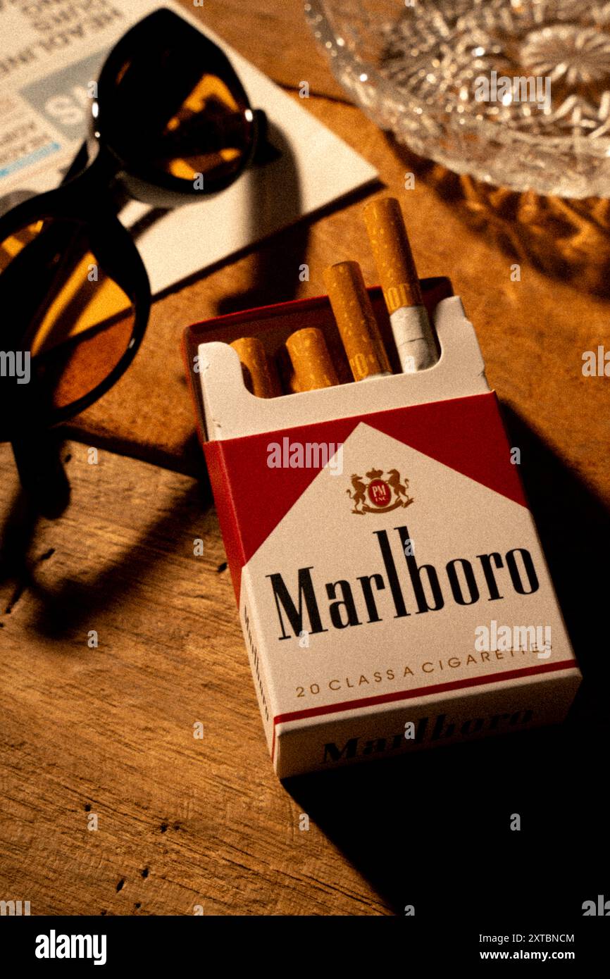 The Taste of Marlboro Stock Photo