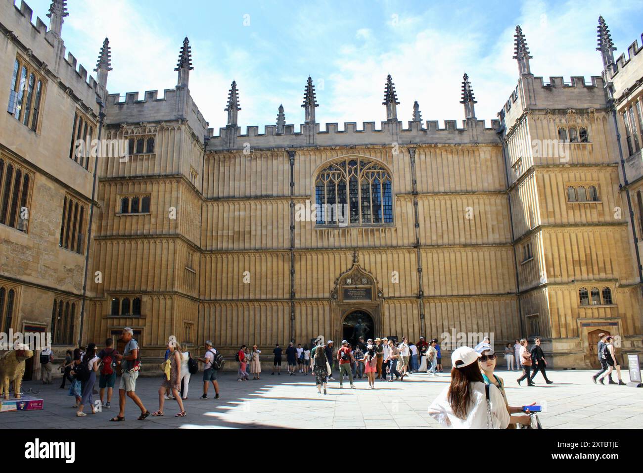 Bodleian Old Library oxford university oxford england UK Stock Photo ...