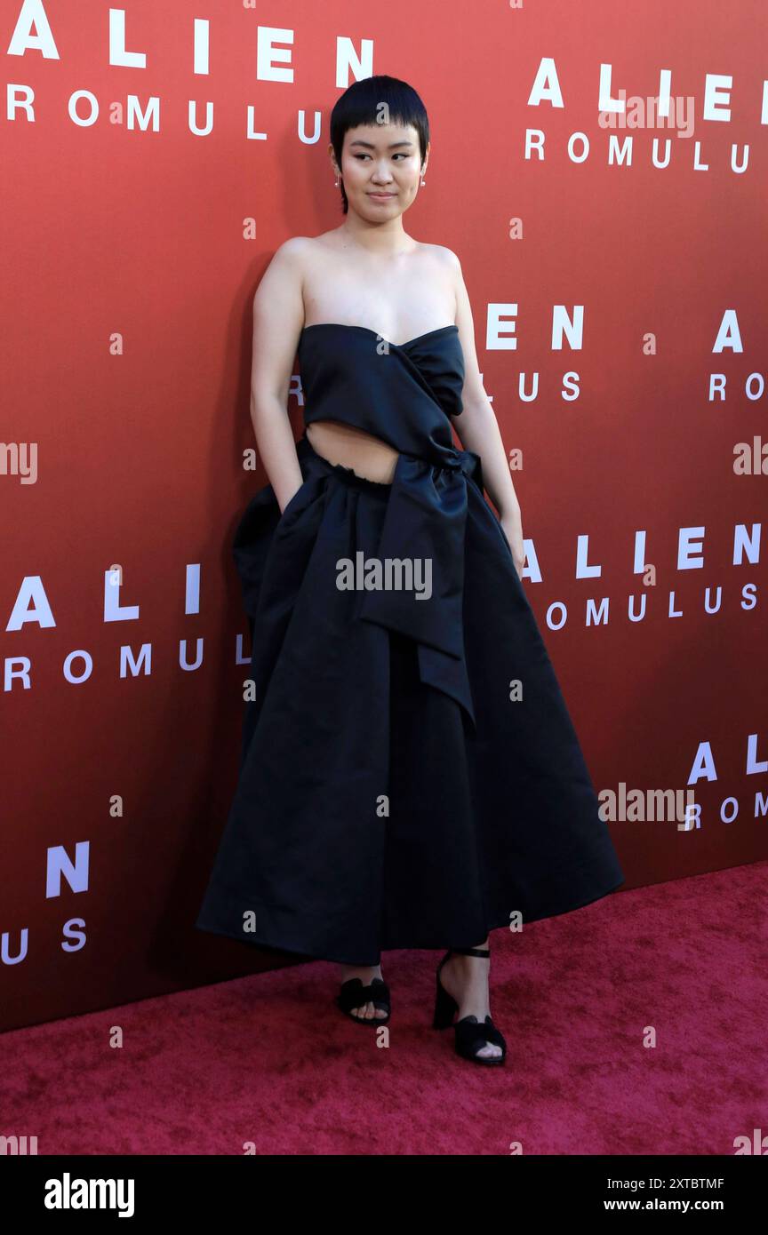 Aileen Wu bei der Premiere des Kinofilms 'Alien: Romulus' im Aileen Wu bei der Premiere des Kinofilms 'Alien: Romulus' im