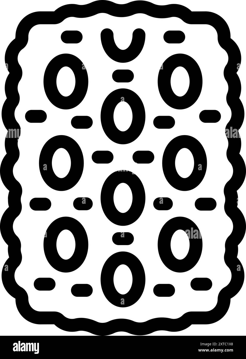 Square sponge for washing dishes and cleaning surfaces icon outline ...