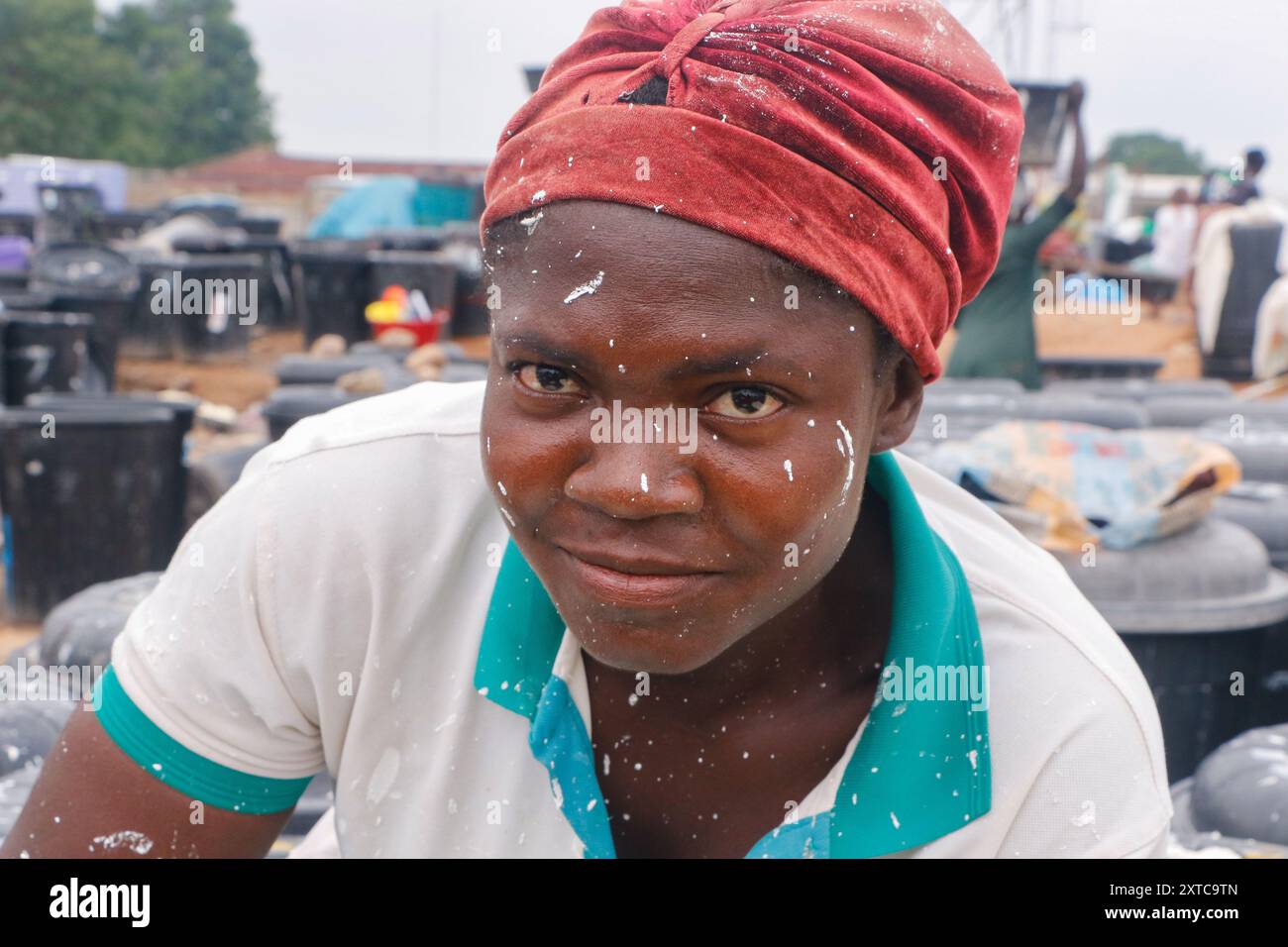 Females In Abuja Are Struggling And Making Strides In A Local Cassava 