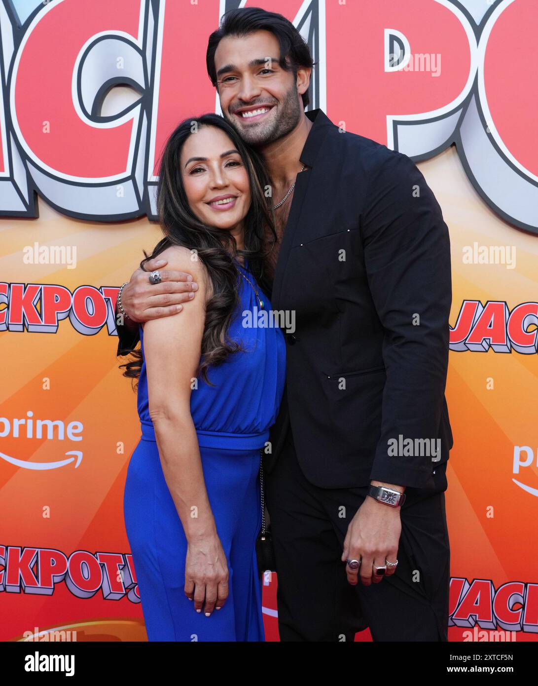 Sam Fatima Los Angeles, USA. 13th Aug, 2024. (L-R) Fatima Asghari and Sam Asghari ...