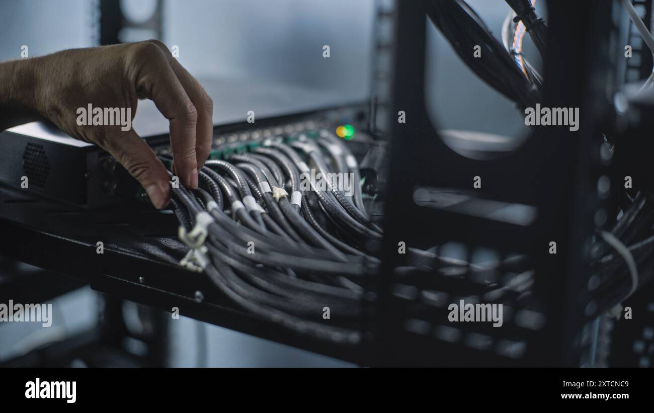 Operation equipment in server room hi-res stock photography and images ...