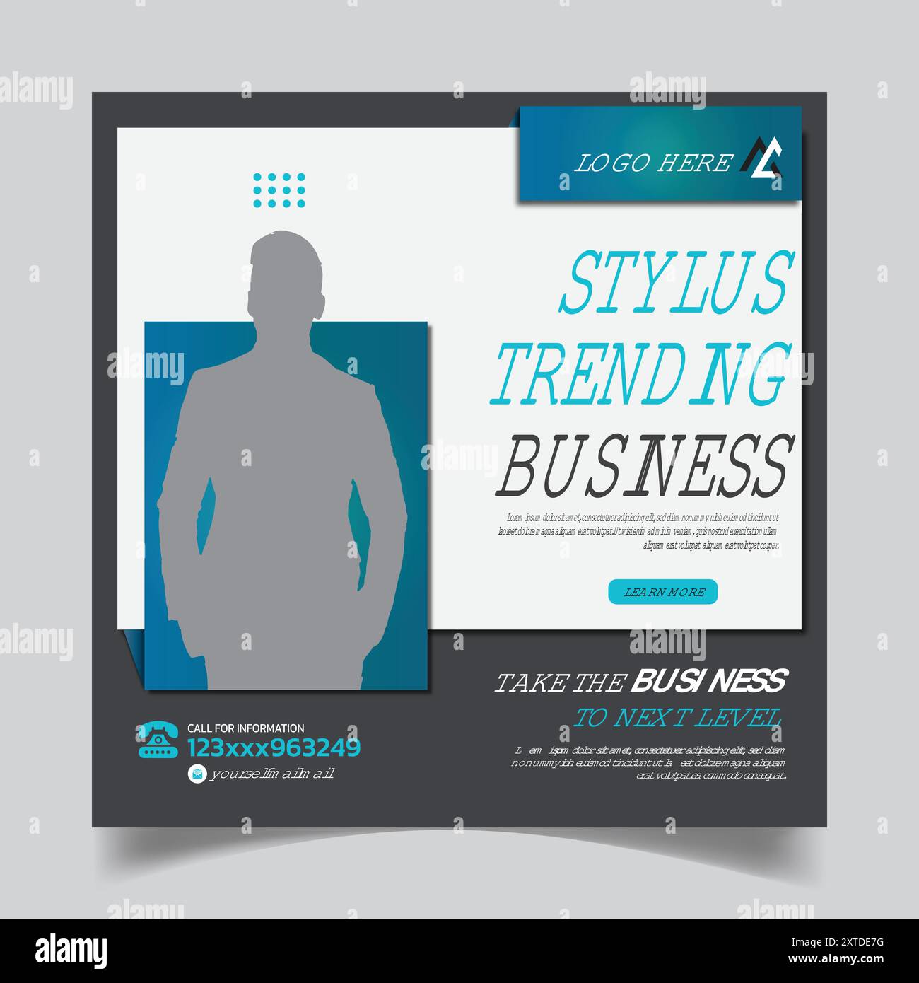 Prime Modern Social Media Post Design Template Stock Vector Image & Art ...