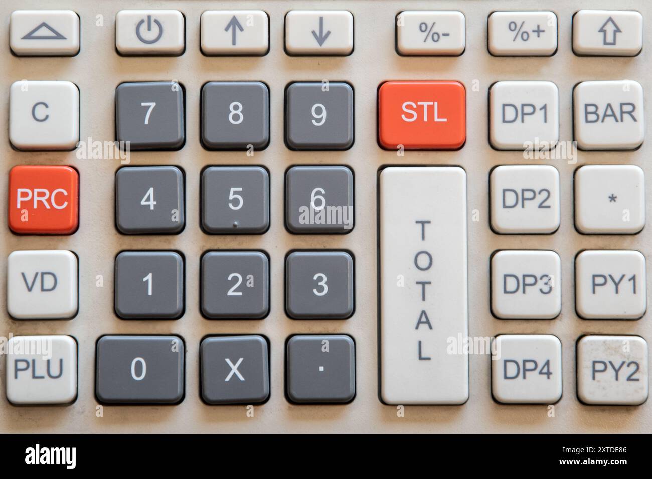 Cash register buttons discount
