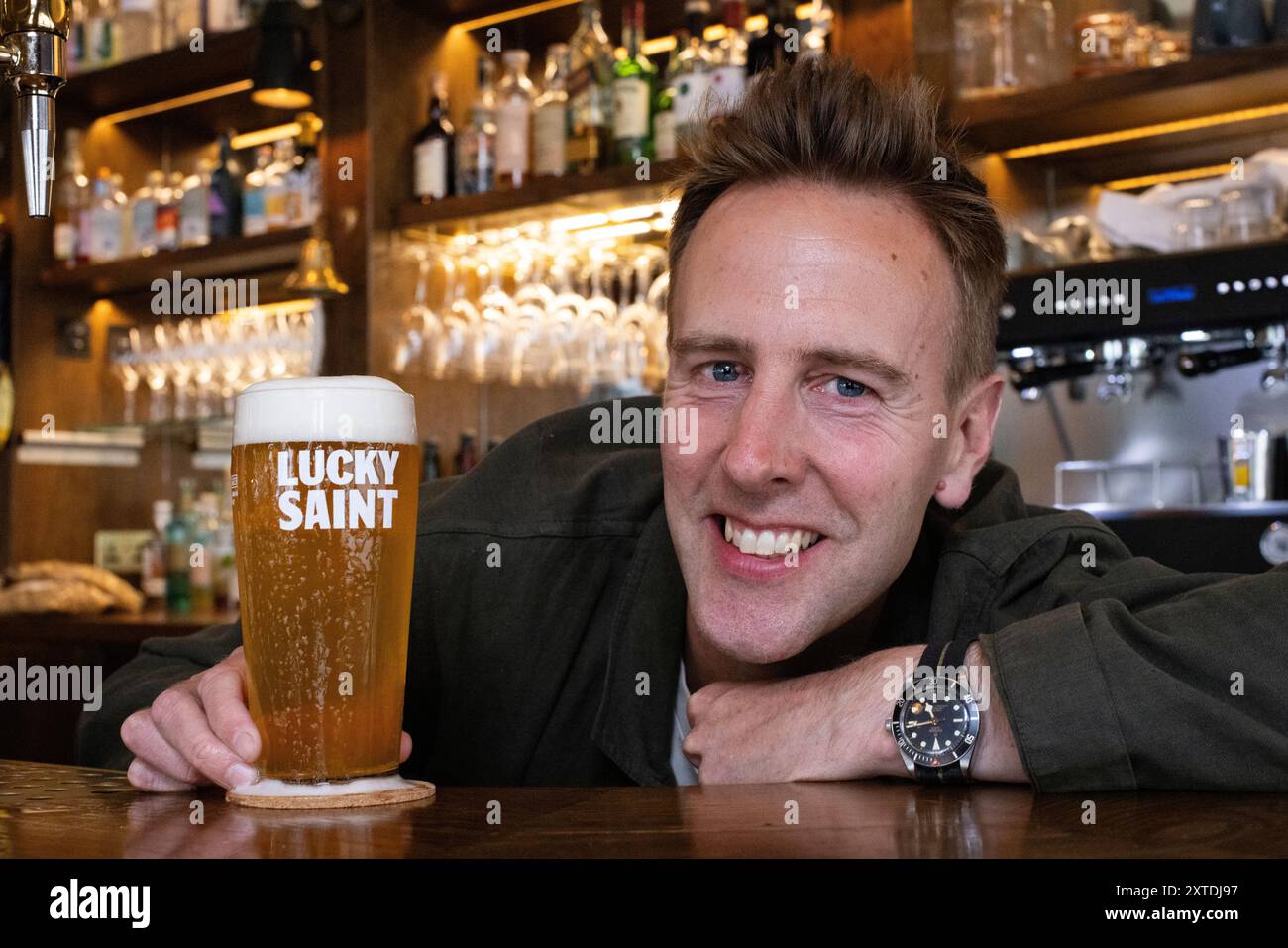 Luke Boase, founder and CEO of nonalcoholic beer brand Lucky Saint