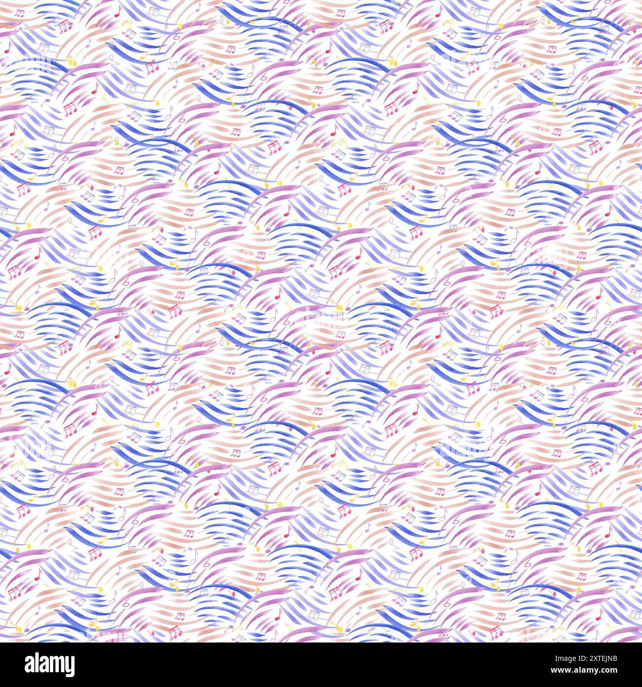 Pastel sound waves hi-res stock photography and images - Alamy