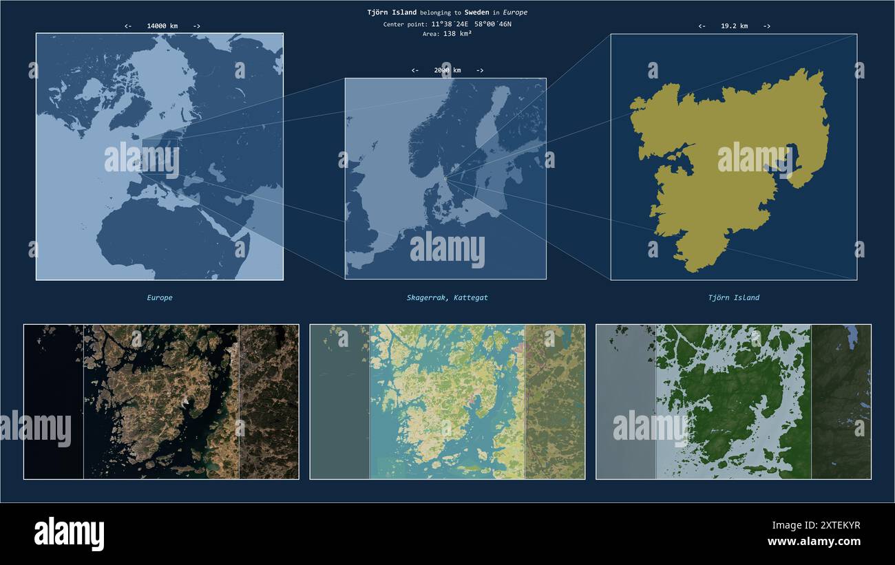 Tjorn Island in the Kattegat - belonging to Sweden. Described location ...