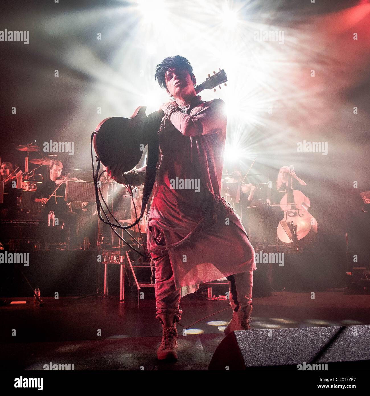 Gary Numan performing live Stock Photo