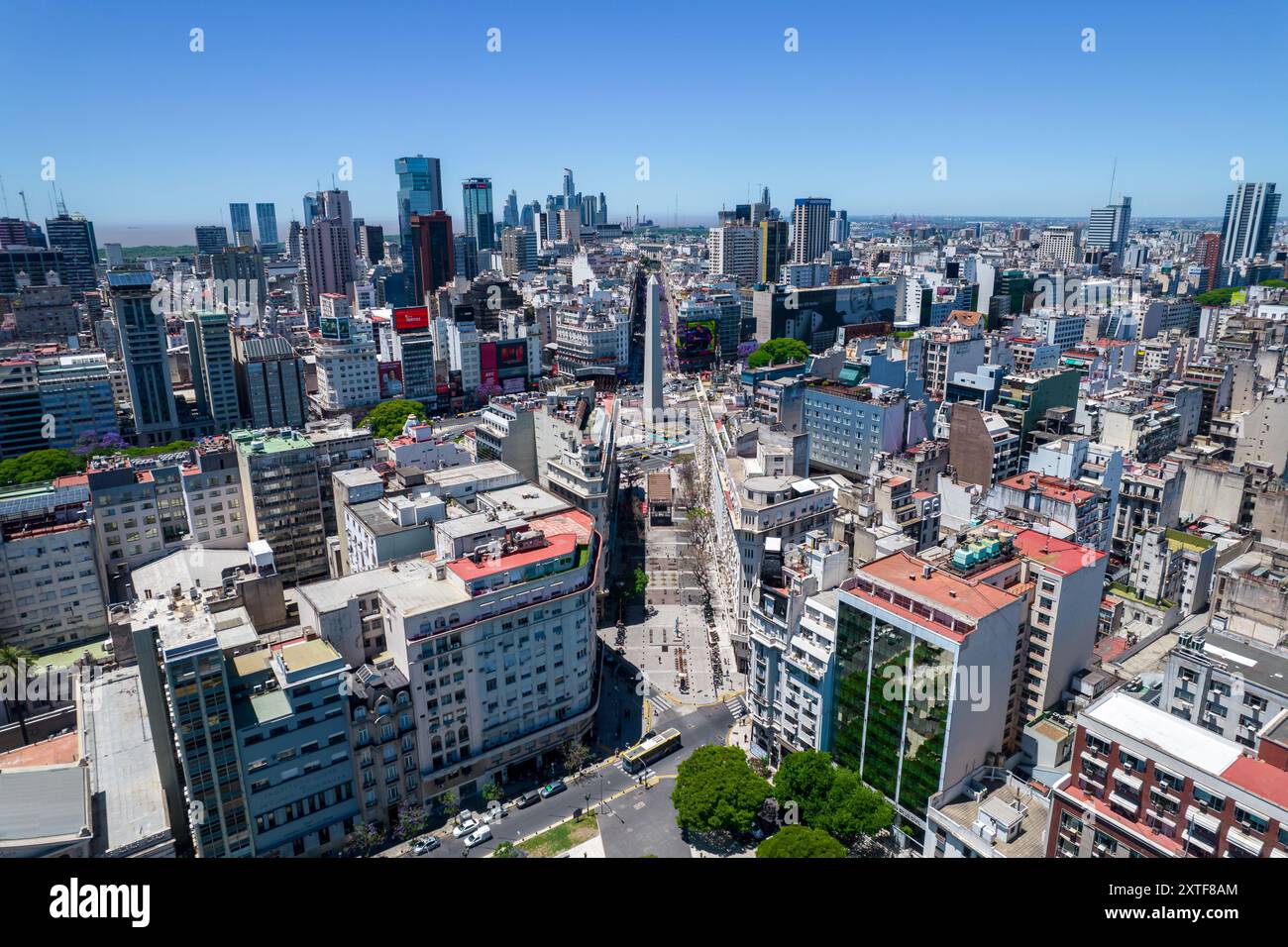 Buenos Aires, Argentina - 08 08 2024: Beautiful aerial view of the ...