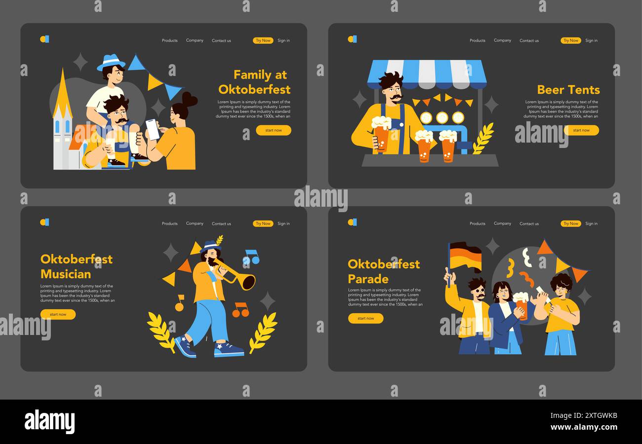 Oktoberfest parade Stock Vector Images - Alamy