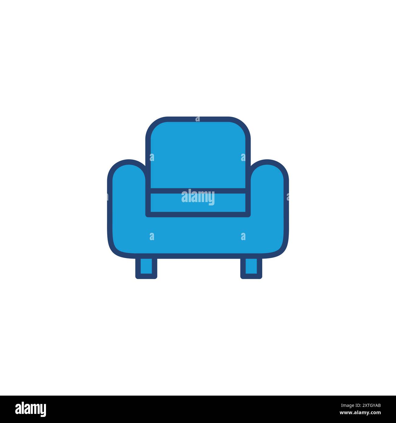 Sofa icon vector. sofa icon illustration Stock Vector
