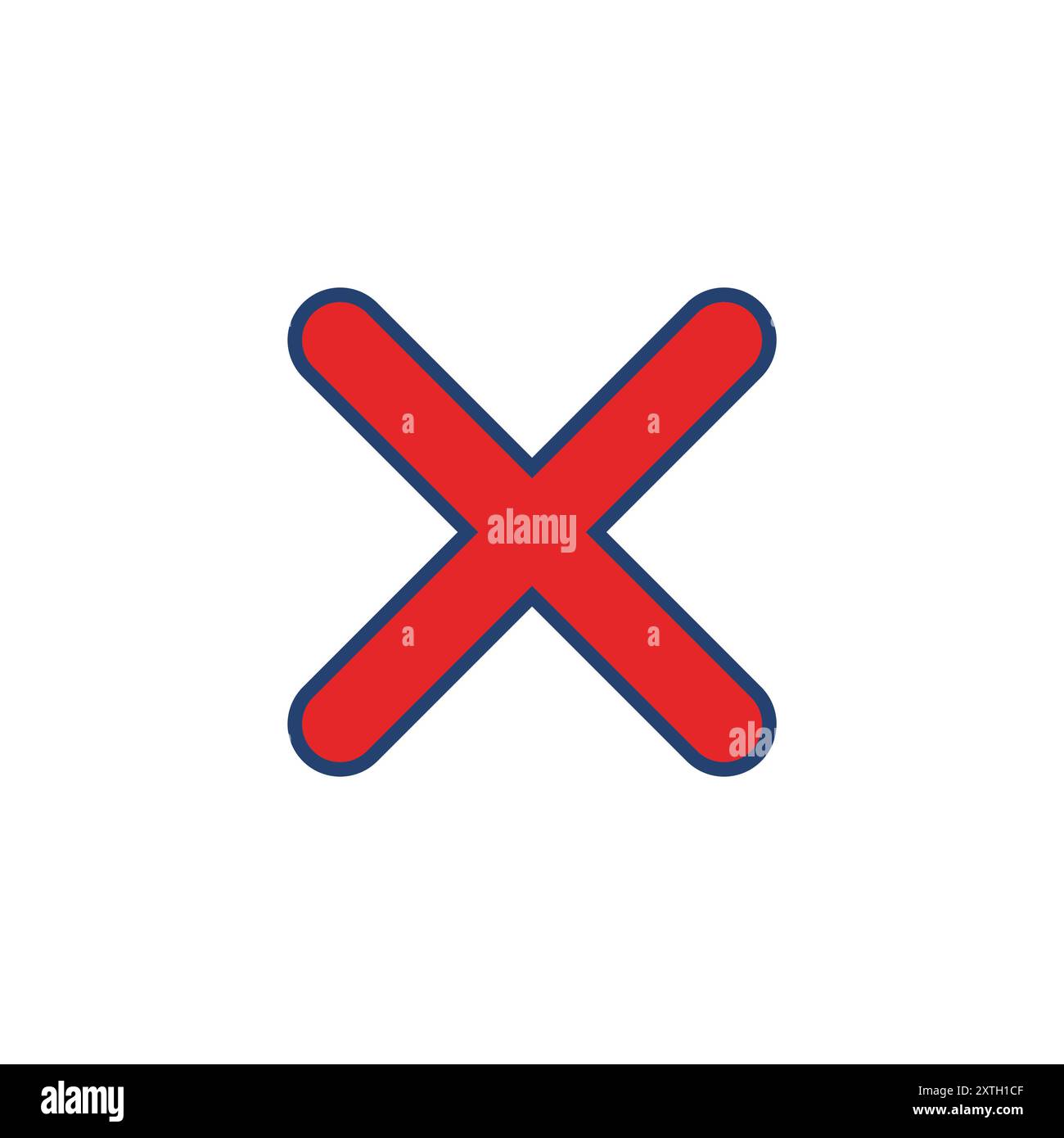 Close vector icon. Delete icon vector. cross sign Stock Vector Image ...