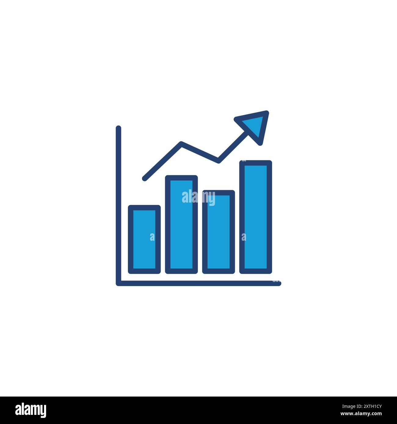 Growing graph Icon. Chart icon. diagram icon Stock Vector Image & Art ...