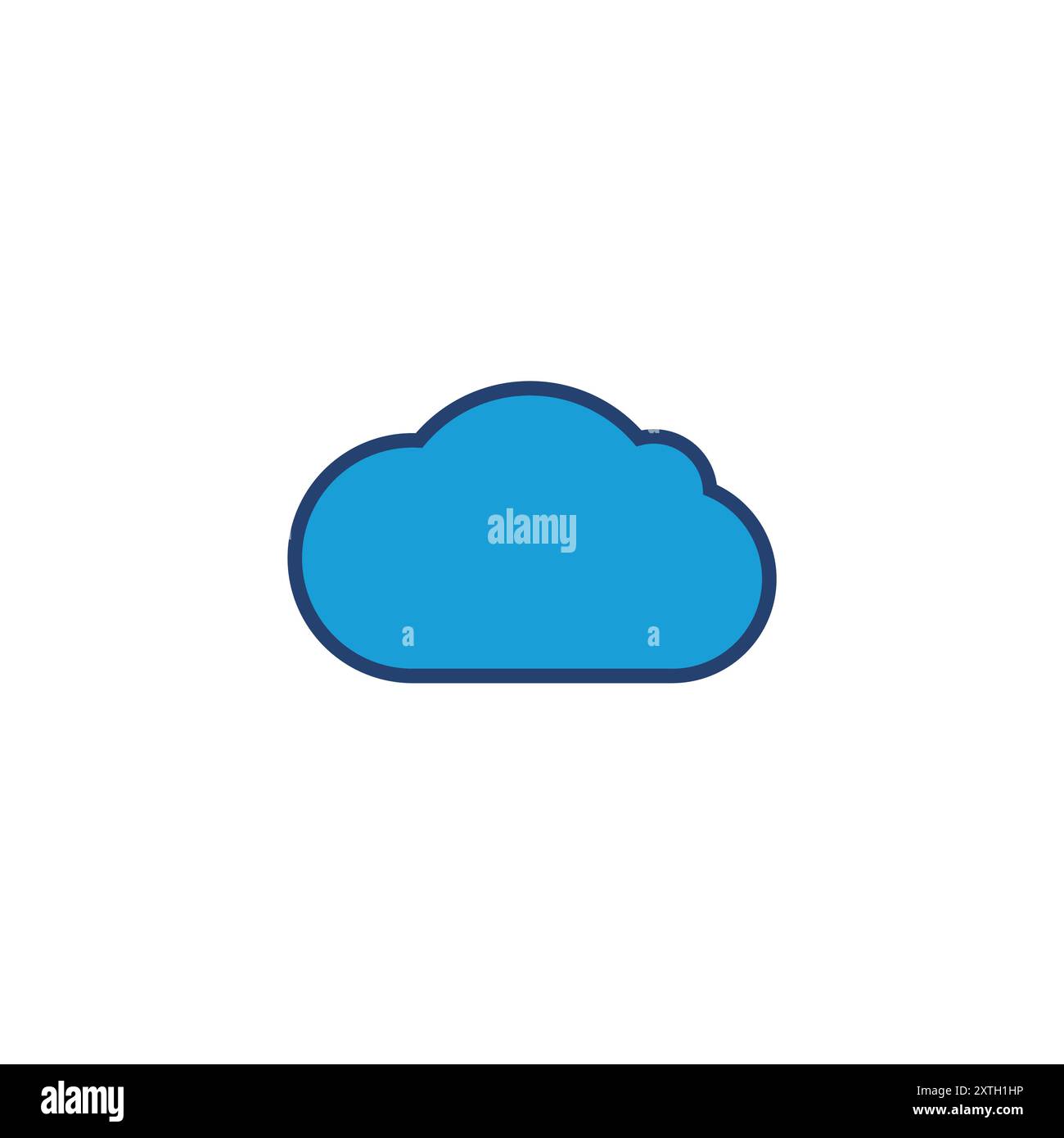 cloud icon vector. cloud vector icon Stock Vector