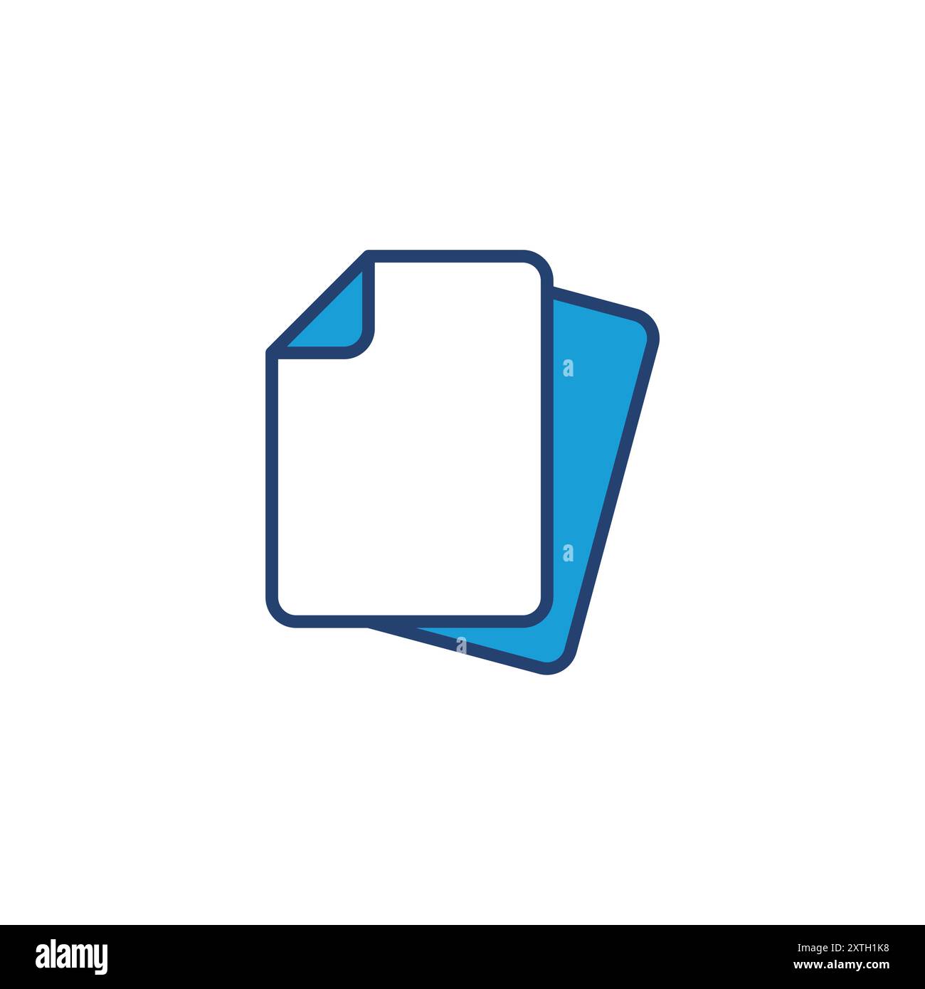 Document icon vector. Paper icon. File Icon Stock Vector