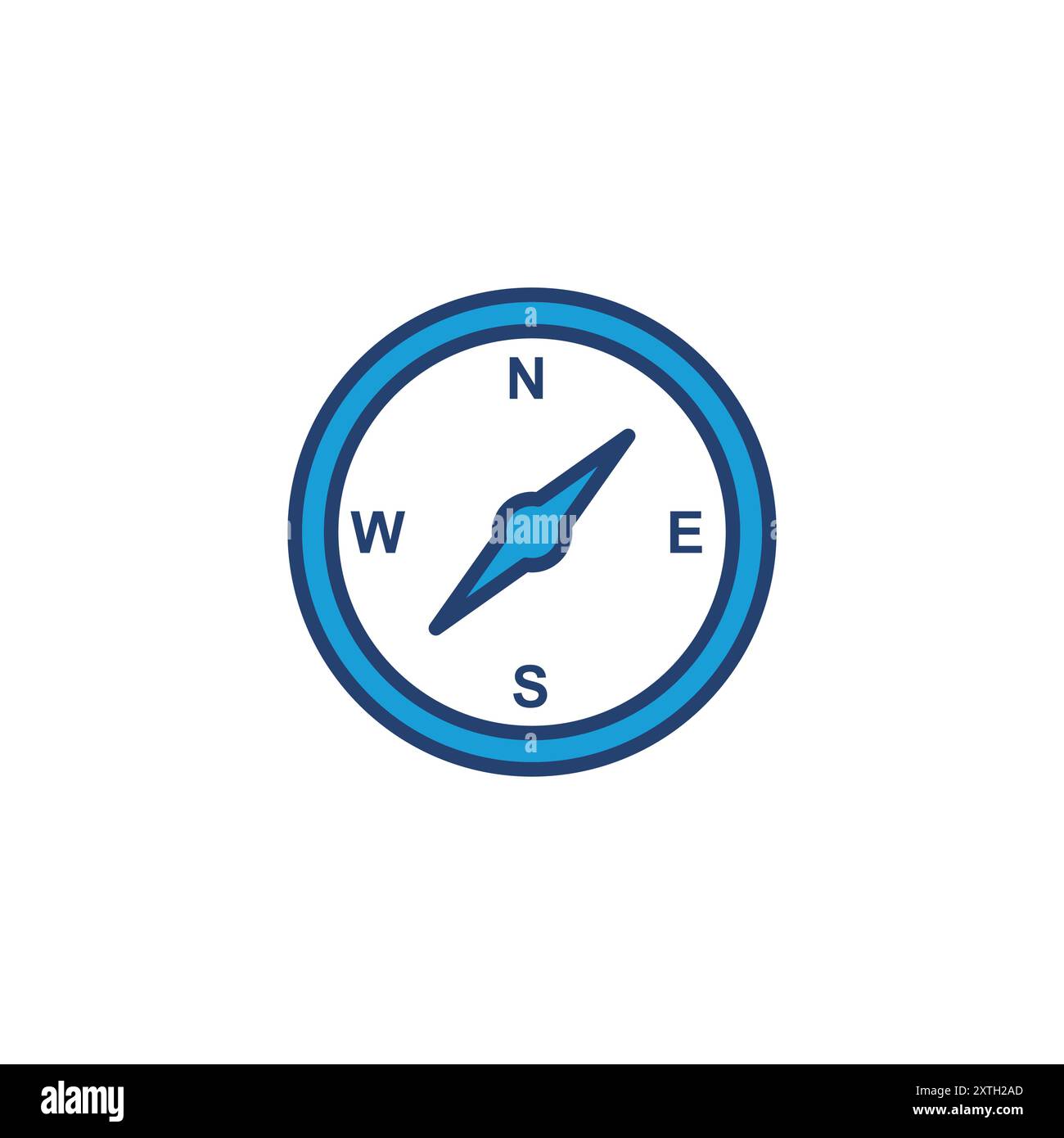 Compass icon vector. arrow compass icon vector Stock Vector