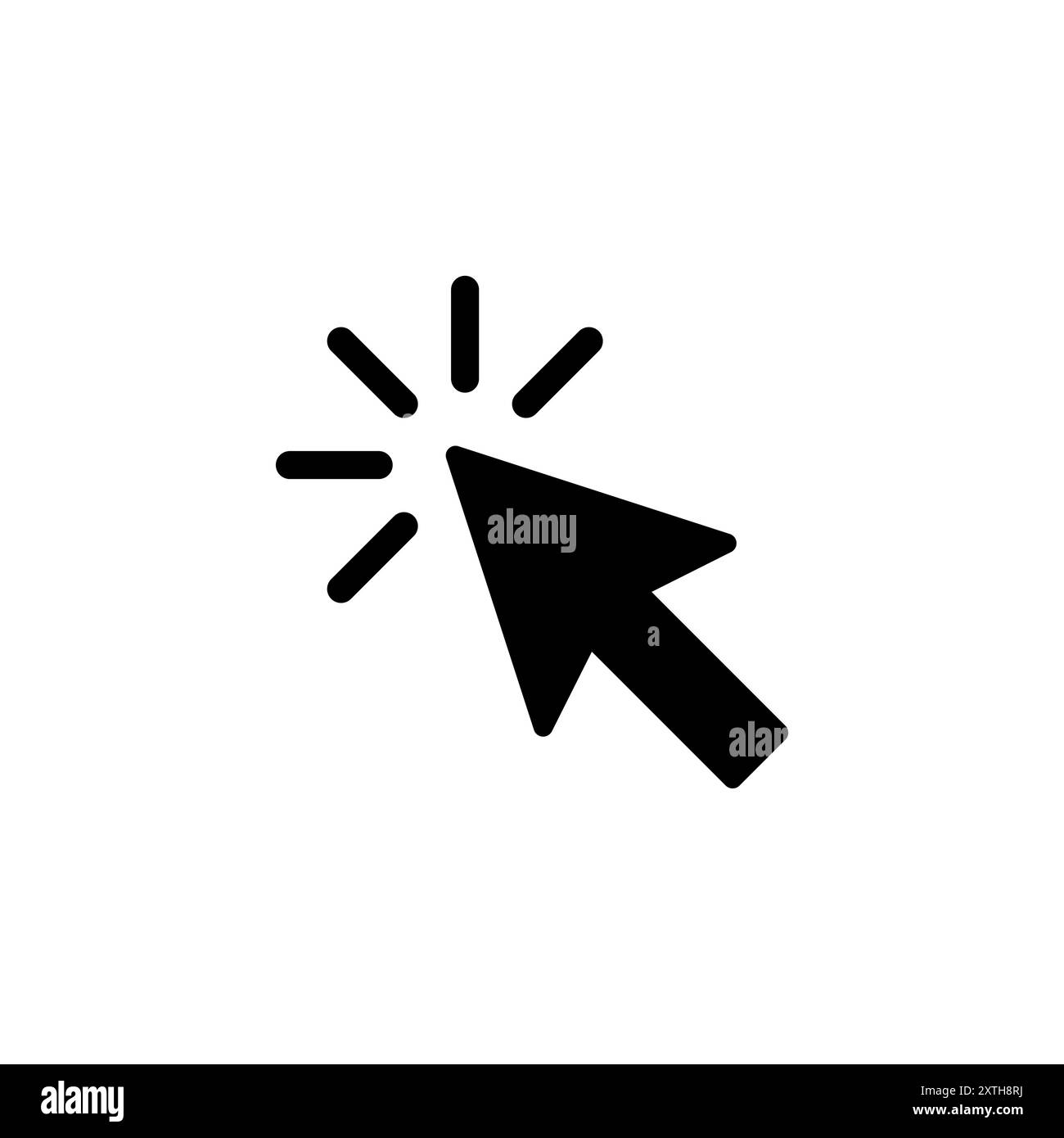 Click icon logo design. pointer arrow sign and symbol. cursor icon ...