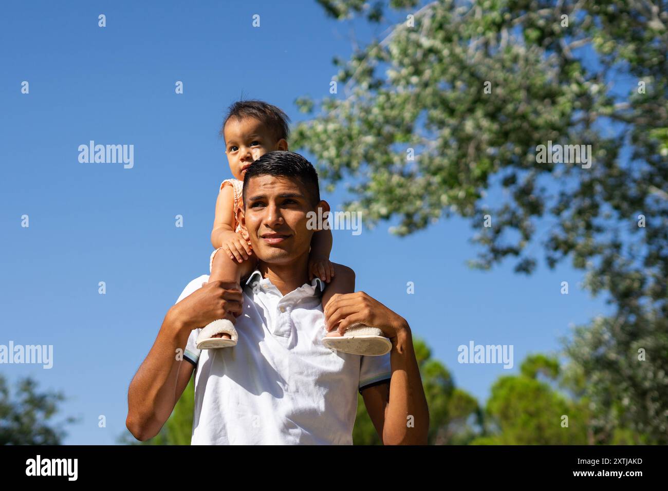 Peruvian Father Father daughter enjoying playtime hi-res stock photography and images ...