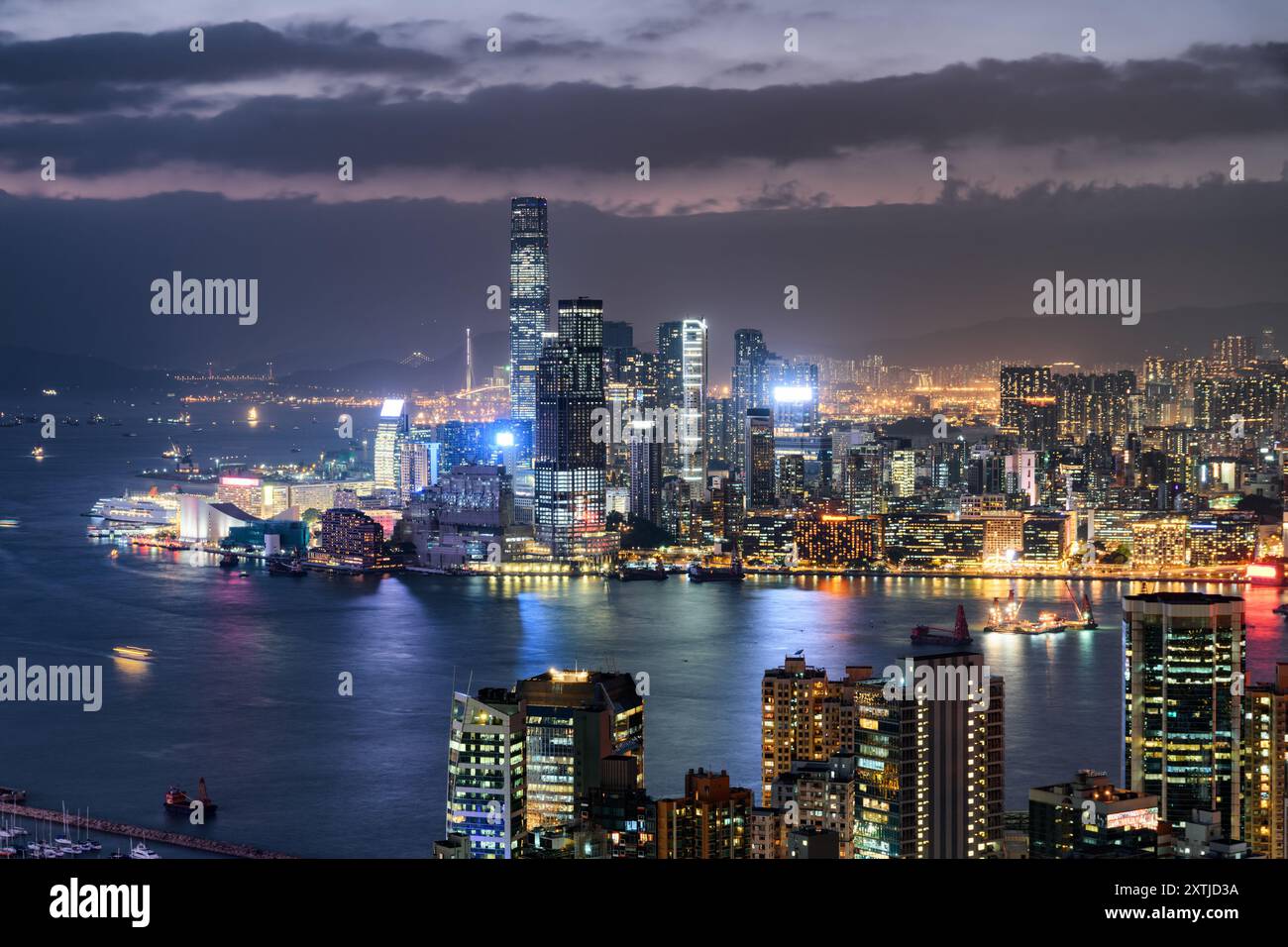 Hong kong china aerial hi-res stock photography and images - Alamy