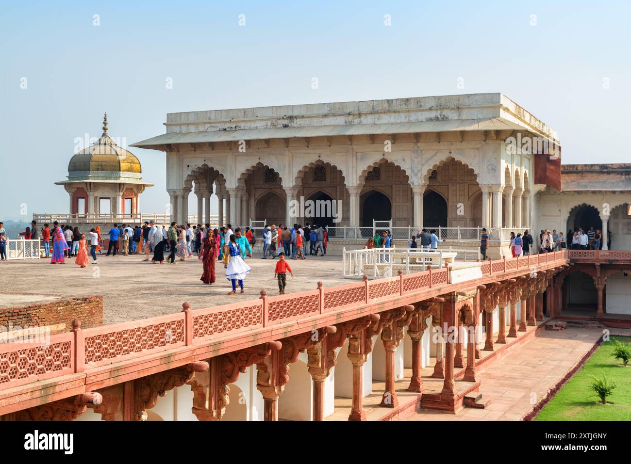Awesome view of the Diwan-i-Khas and the Musamman Burj Stock Photo - Alamy