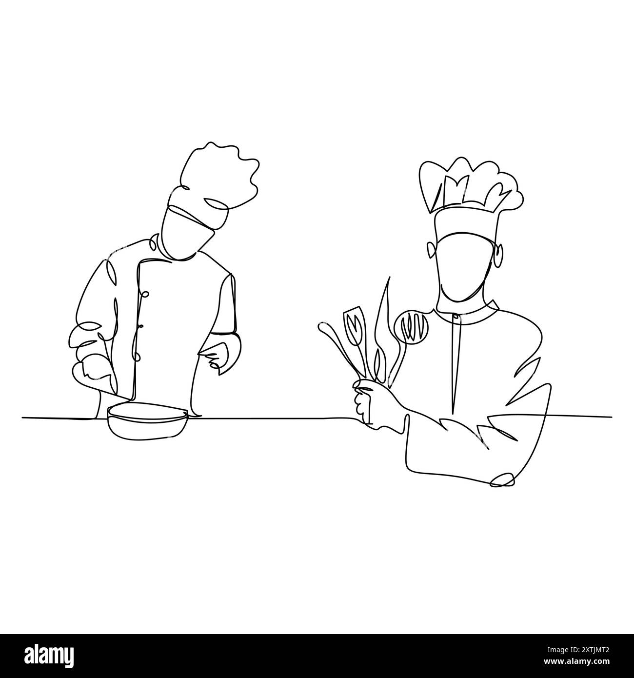 Single one line drawing World food day concept Continuous line draw ...