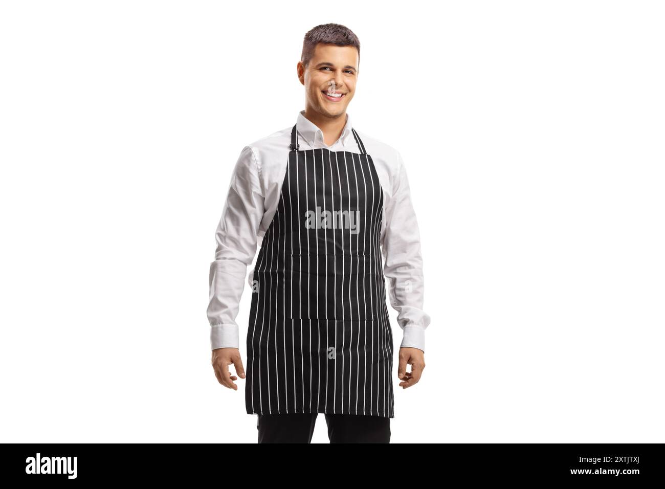 Man wearing an apron hi-res stock photography and images - Alamy