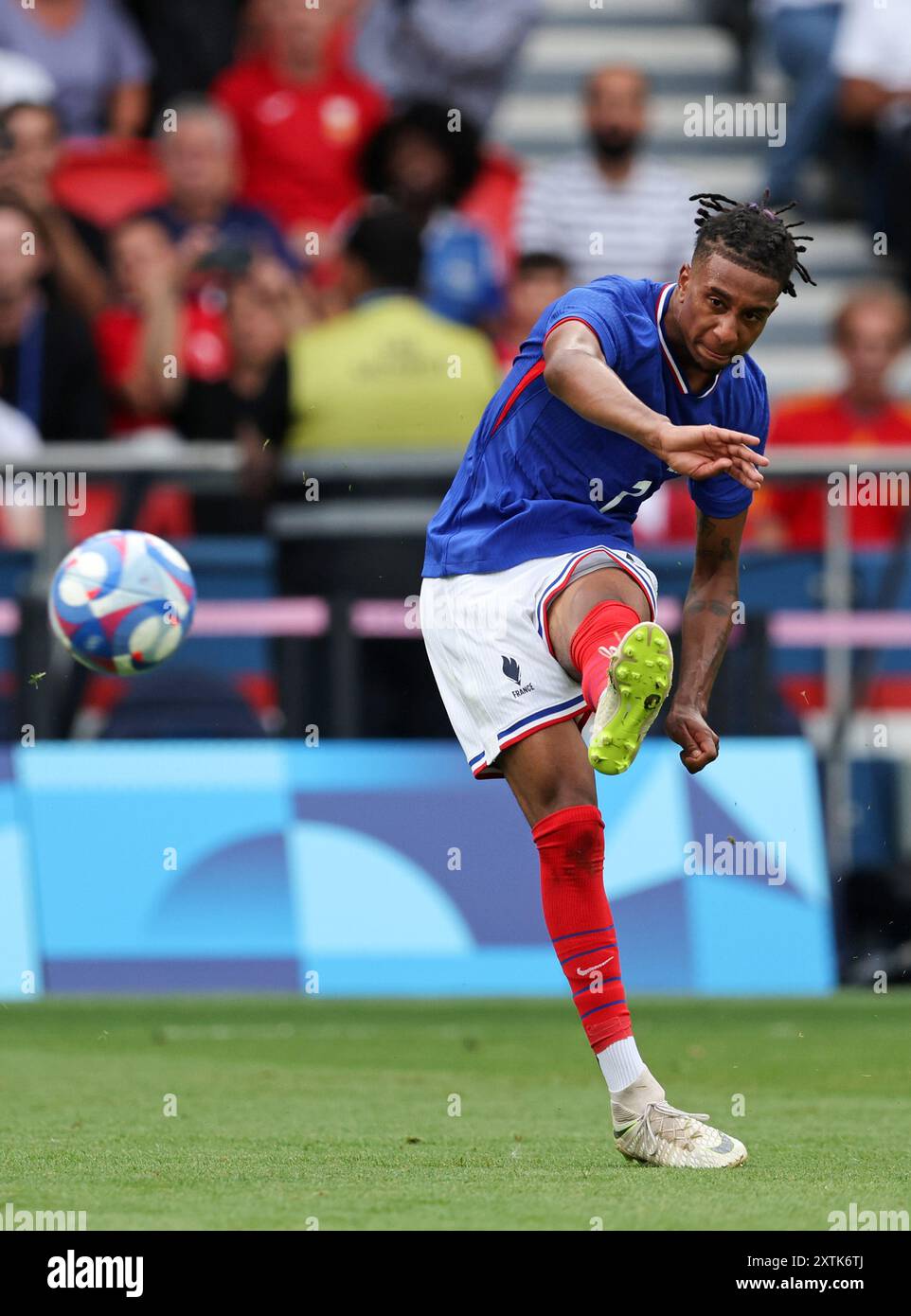 PARIS FRANCE AUGUST 09 Michael Olise Of Team France In Action PARIS FRANCE AUGUST 09 Michael Olise Of Team France In Action
