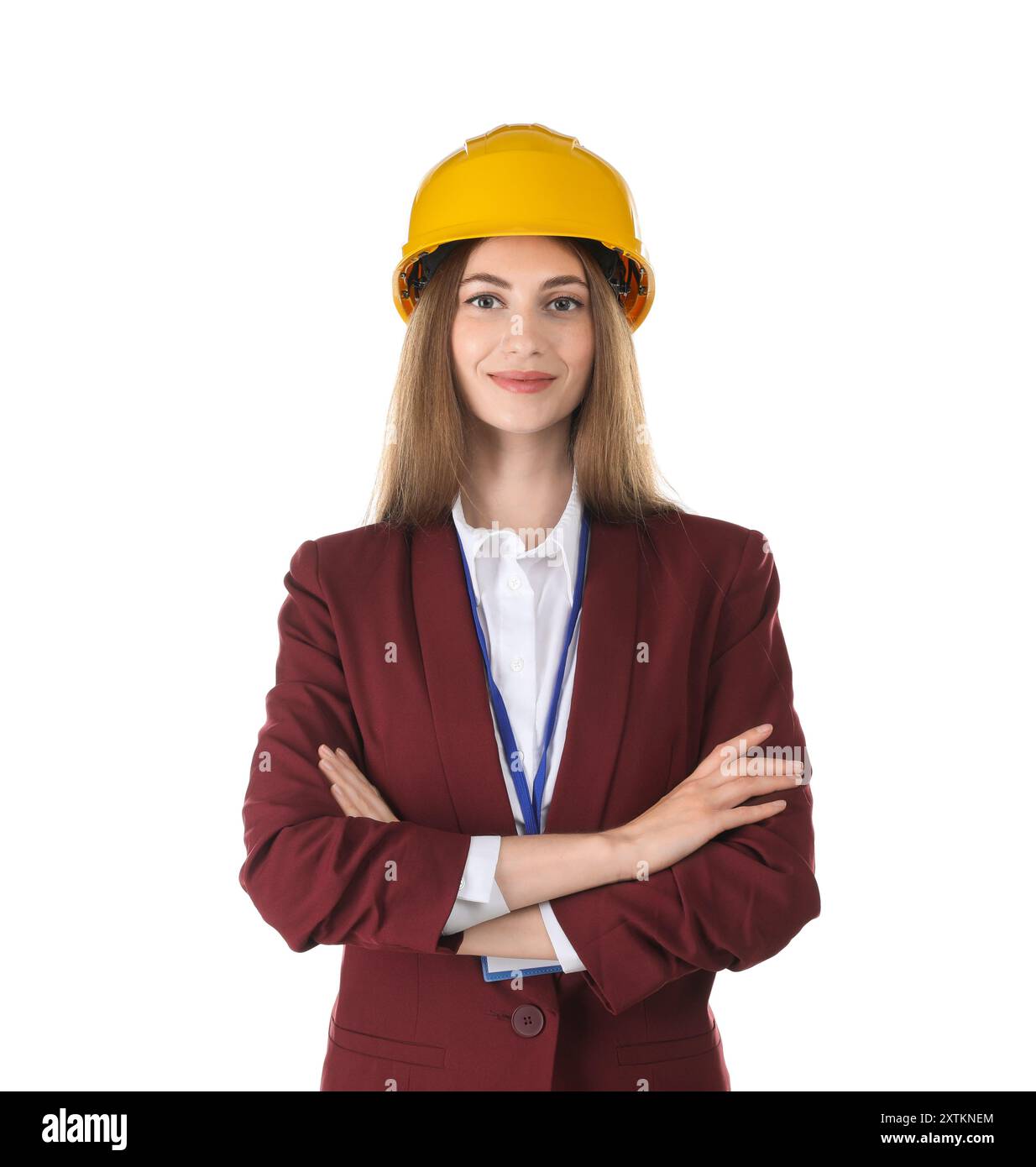 Engineer in suit hard hat hi-res stock photography and images - Alamy