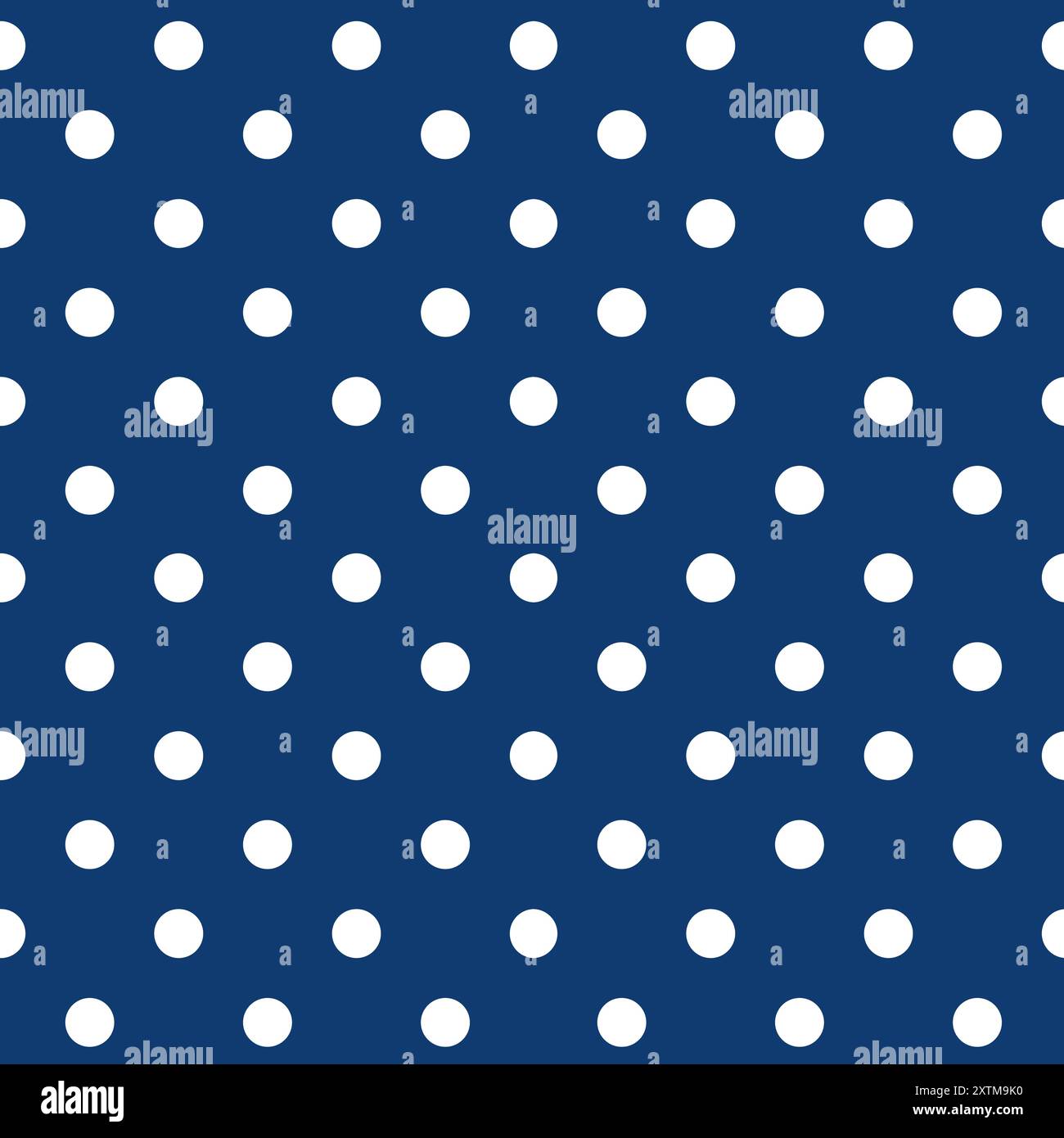 Polka dot Navy blue seamless pattern texture Stock Vector