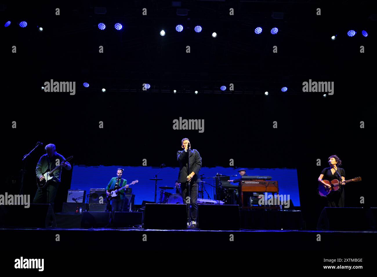 Trentham, UK, 15th August 2024. Deacon Blue play Trentham Live 2024. Credit: TeeGeePix/Alamy Live News Stock Photo