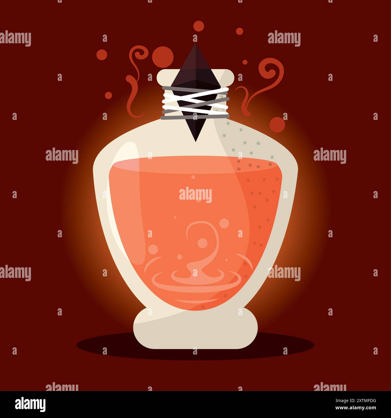 Magical potion bottle with liquid, Vector Stock Vector Image & Art - Alamy