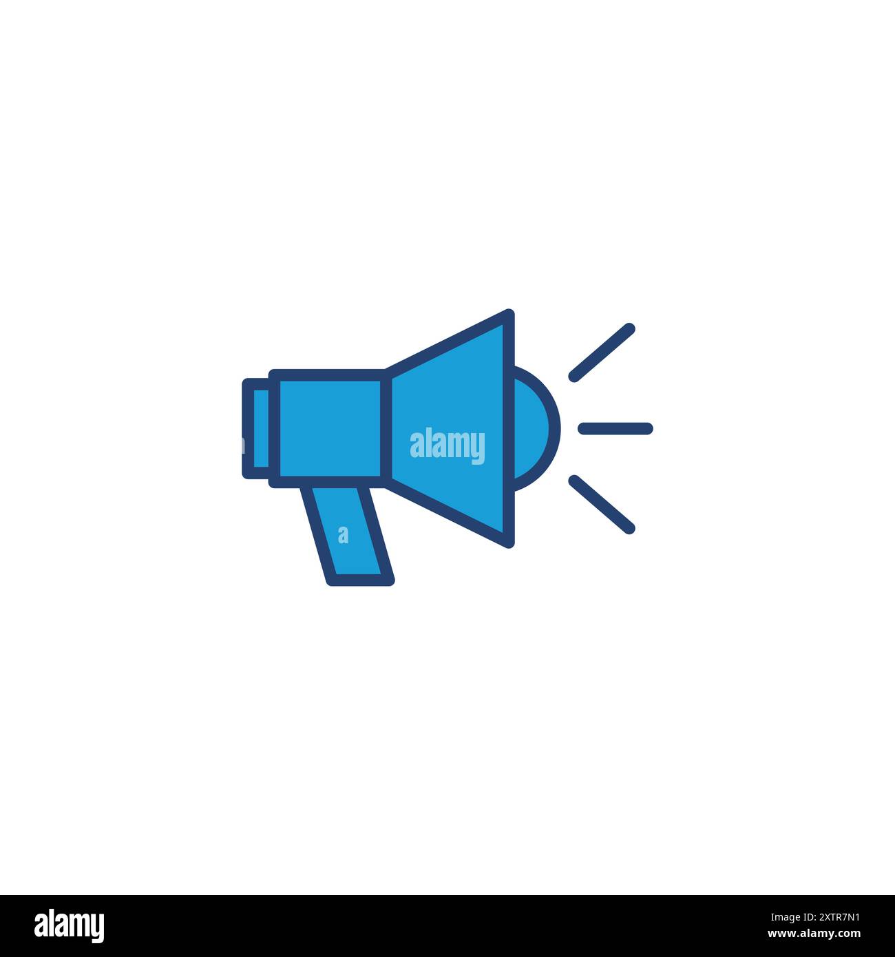 Megaphone icon vector. Loudspeaker icon vector. Stock Vector